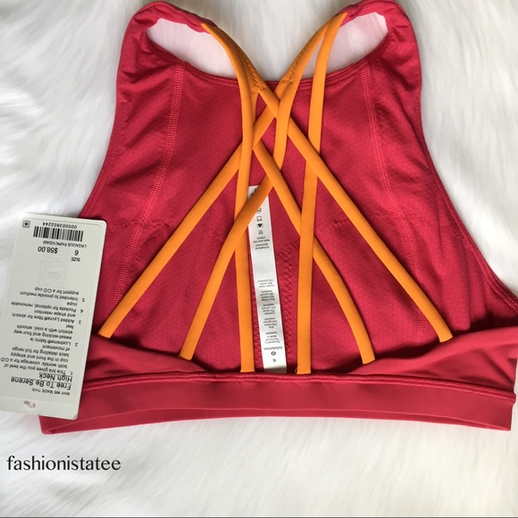 lululemon athletica Other - NWT lululemon free to be serene bra high neck FHPK